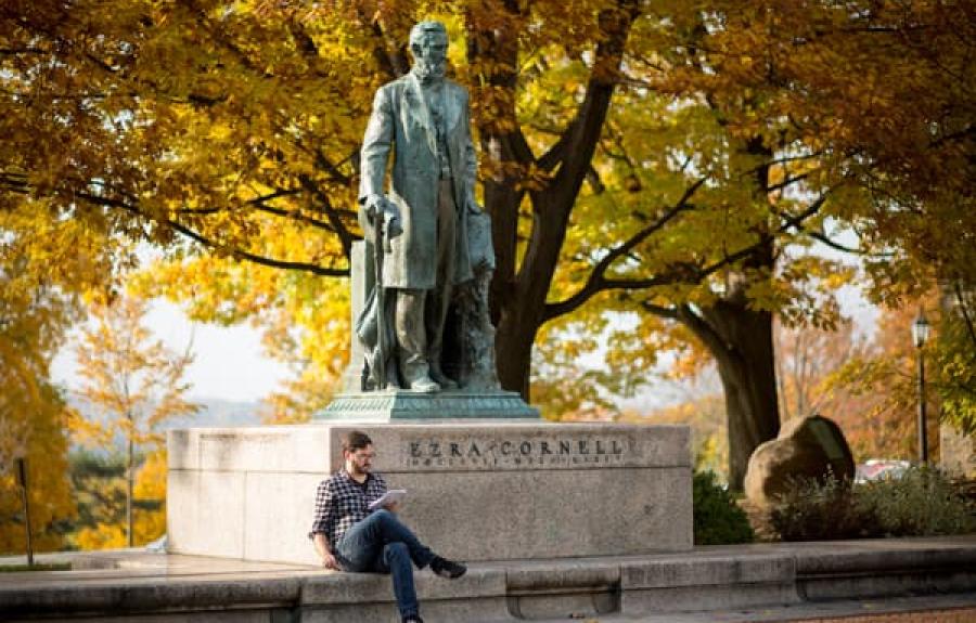 Arts Quad in Fall