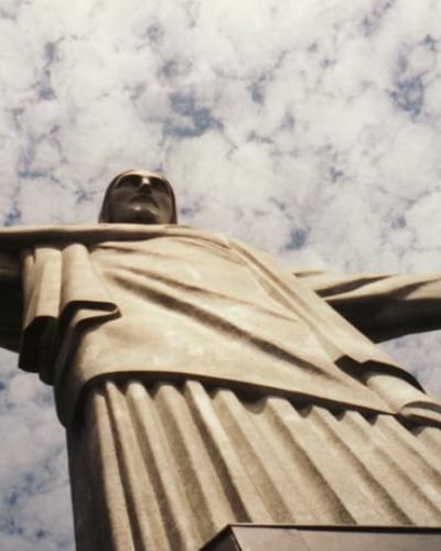 Christ the Redeemer statue in Rio de Janeiro, 125 feet tall